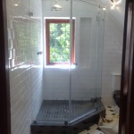 Pentagonal Frameless Shower Enclosure